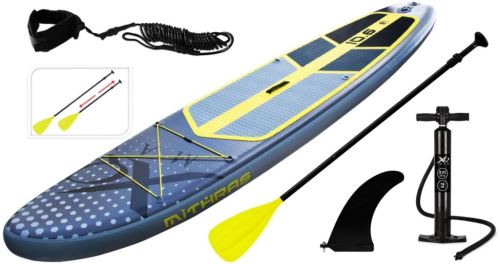 XQMAX Paddleboard pádlovací prkno 320 cm s kompletním příslušenstvím, tmavě šedá