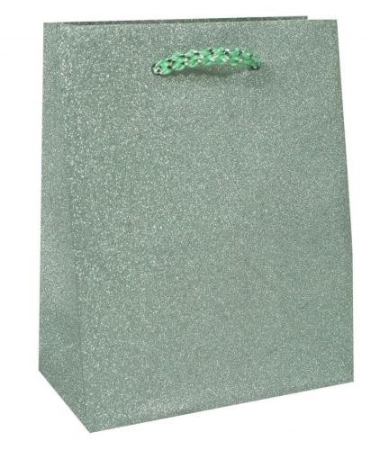 Dárková taška Goba glitter malá sv. zelená, 2370
