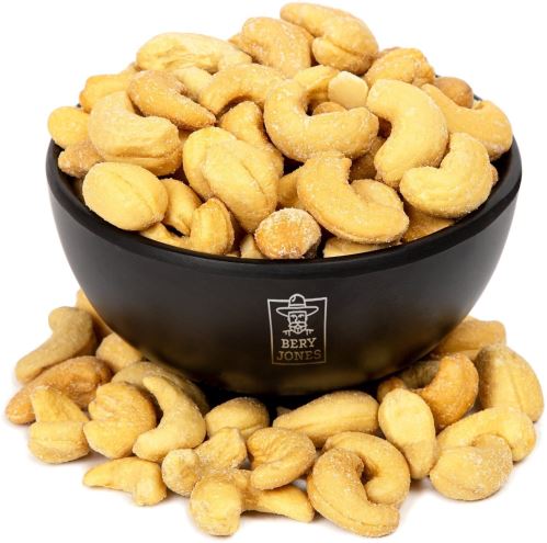 Ořechy Bery Jones Kešu pražené solené W320 1kg