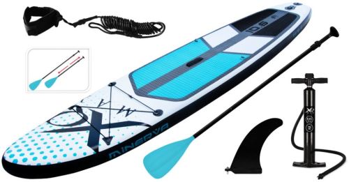 XQMAX Paddleboard pádlovací prkno 320 cm s kompletním příslušenstvím, modrá