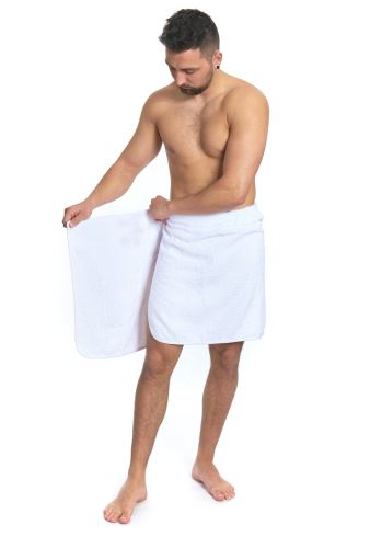 Ručník Interkontakt Pánský saunový ručník White
