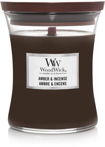 Svíčka WOODWICK Amber Incense 275 g