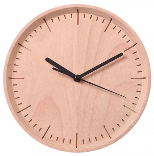 PANA OBJECTS Nástěnné hodiny z masivního dřeva Pana Objects 10039