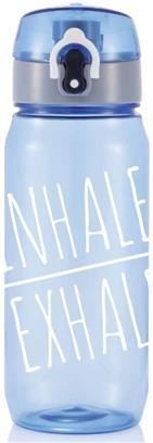 Sportovní láhev Inhale Exhale, 600 ml, Loooqs, modrá