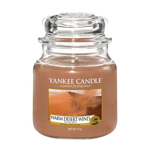 Svíčka ve skleněné dóze Yankee Candle Teplý pouštní vítr, 410 g