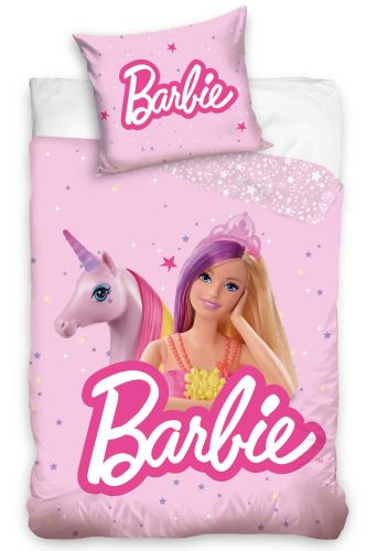 Povlečení do postýlky Barbie a Kouzelný Jednorožec