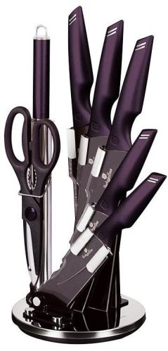 BERLINGERHAUS BERLINGERHAUS Sada nožů ve stojanu 8 ks Purple Eclipse Collection BH-2587