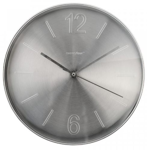 BALVI Nástěnné hodiny s aluminiovým korpusem 26233