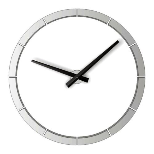 Designové nástěnné hodiny 1574 Calleadesign 100cm Barva wenge