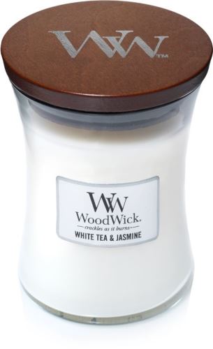 Svíčka WOODWICK White Tea Jasmine 275 g