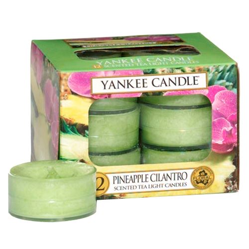 Svíčky čajové Yankee Candle Ananas s koriandrem,   12 ks