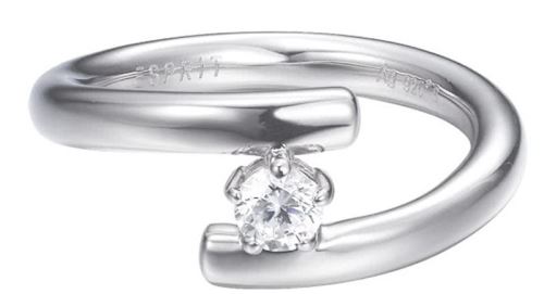 ESPRIT Stříbrný prsten se zirkonem ESPRIT-JW52920, obvod 57 mm