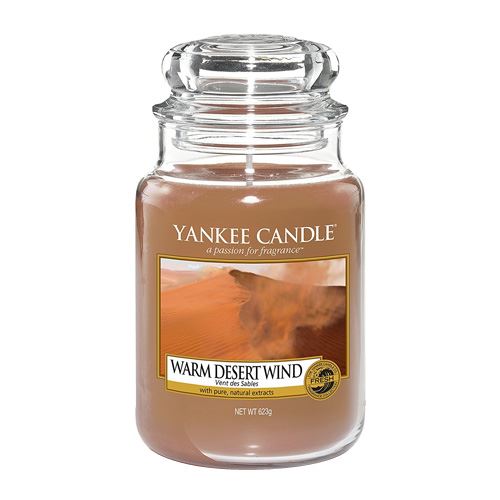 Svíčka ve skleněné dóze Yankee Candle Teplý pouštní vítr, 623 g