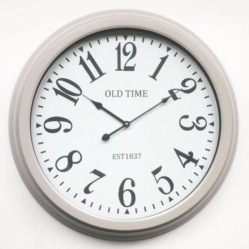 Nástěnné hodiny Nástěnné hodiny kovové, průměr 58 cm