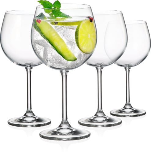 Sklenice Siguro Sada sklenic na gin & tonic, 570 ml, 4 ks