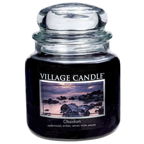 Svíčka ve skleněné dóze Village Candle Tajemný obsidián, 454 g