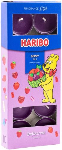 Svíčka HARIBO Berry Mix 10 ks