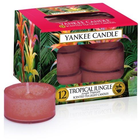 Svíčky čajové Yankee Candle Tropická džungle, 12 ks