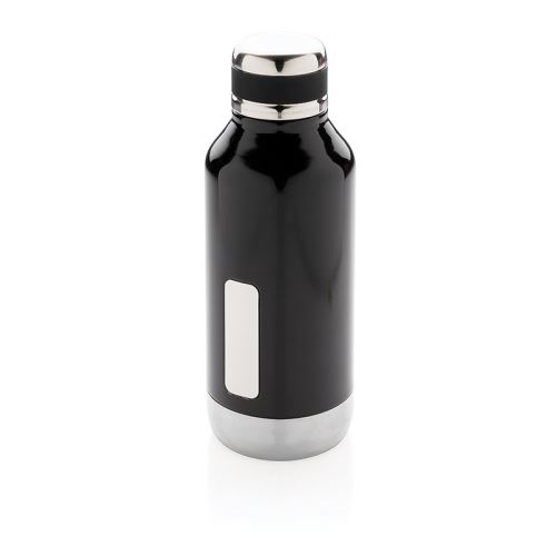 Nepropustná vakuová lahev z nerezové oceli, 500 ml, XD Design, černá