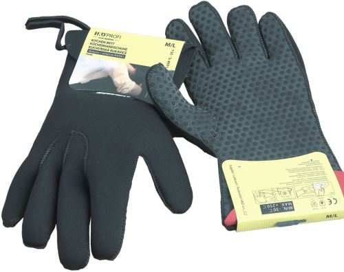 Chňapka H&D Kuchyňská rukavice  levá, černá, XL/XXL