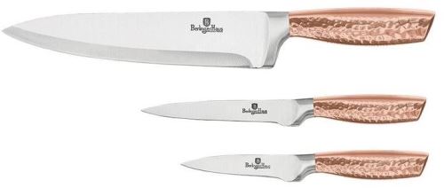 BERLINGERHAUS BERLINGERHAUS Sada nožů nerez 3 ks Primal Rosegold Metallic Line BH-2493