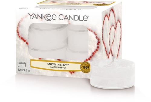 Svíčka YANKEE CANDLE Snow in love 12× 9,8 g
