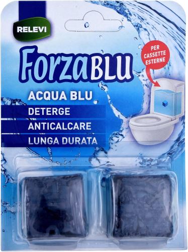 WC blok RELEVI Forzablu Acqua Blu 2 x 50 g