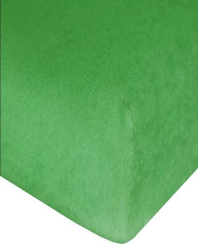 Prostěradlo 4sleep froté prostěradlo nepropustné s gumičkou, 60 x 120 - Zelené
