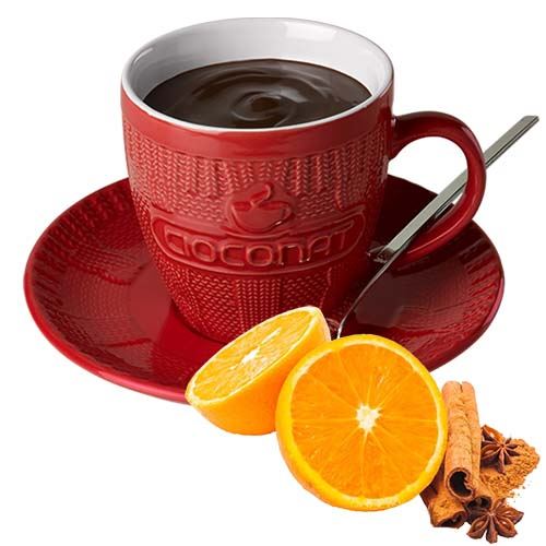Horká čokoláda Cioconat - Pomeranč a skořice 28g