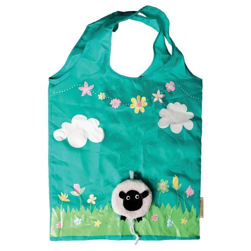 Skládací taška SHEEP FOLDABLE  Sass & Belle, polyester - modrá/tyrkysová