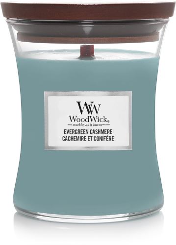 Svíčka WOODWICK Evergreen Cashmere 275 g
