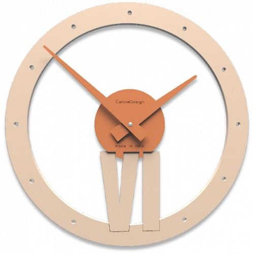 Designové hodiny 10-015 CalleaDesign Xavier 35cm (více barevných verzí) Barva terracotta - 24