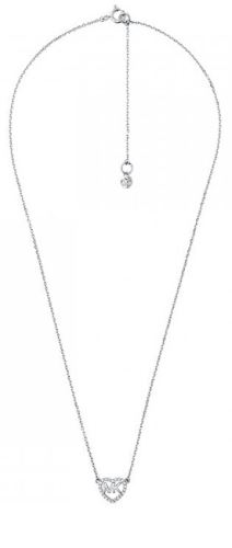 MICHAEL KORS Romantický stříbrný náhrdelník se zirkony MKC1244AN040