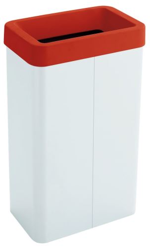 Odpadkový koš na tříděný odpad Caimi Brevetti Maxi W,70 L, červený, elektro