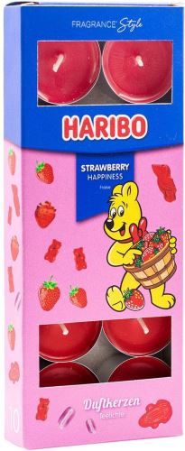 Svíčka HARIBO Strawberry Happiness 10 ks