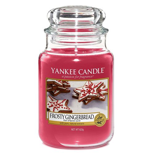 Svíčka ve skleněné dóze Yankee Candle Perník s polevou, 623 g