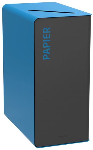 Koš na tříděný odpad - papír, Rossignol Cubatri 55421, 90 L, modrý