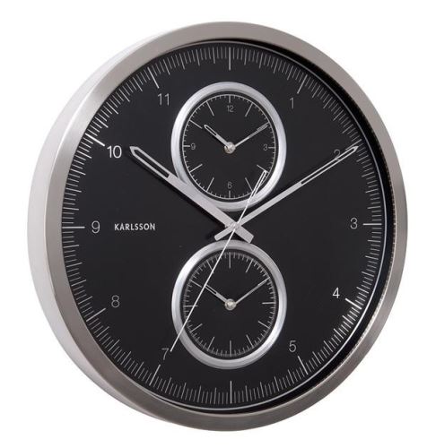 Designové nástěnné hodiny KA5508BK Karlssson 50cm