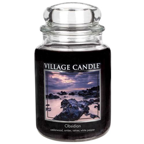 Svíčka ve skleněné dóze Village Candle Tajemný obsidián, 737 g