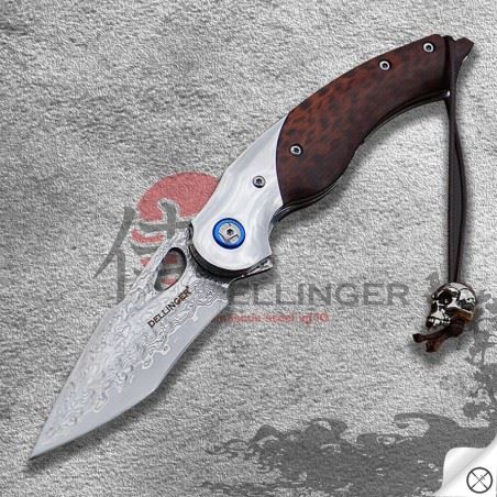 BAZAR!!! nůž zavírací Dellinger KOZAKANA VG-10 Damascus