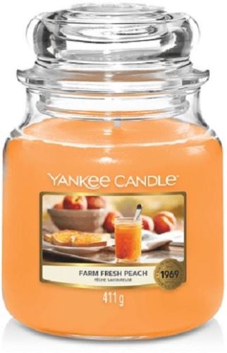 Svíčka YANKEE CANDLE Farm Fresh Peach 411 g