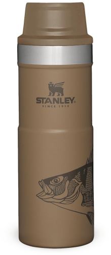 Termohrnek Stanley Classic series termohrnek do jedné ruky 470 ml Tan Peter Perch ryba