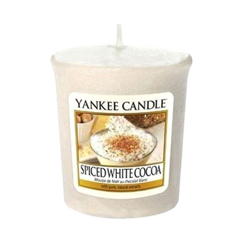 Svíčka Yankee Candle Bílé kakao s kořením, 49 g