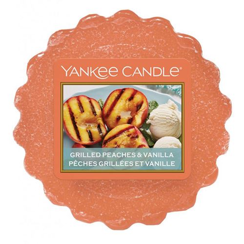 Vonný vosk YANKEE CANDLE Grilled Peaches & Vanilla 22 g