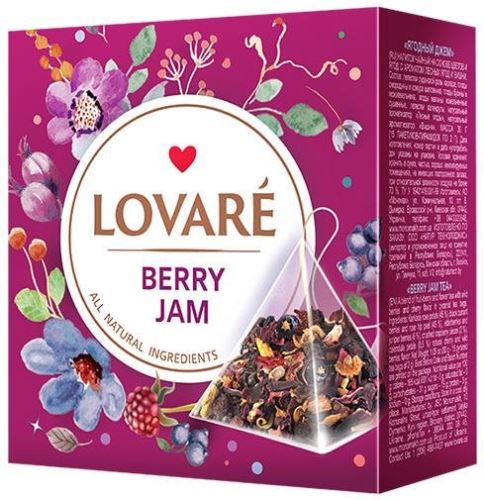 Čaj Lovaré Berry Jam (15 pyramid)