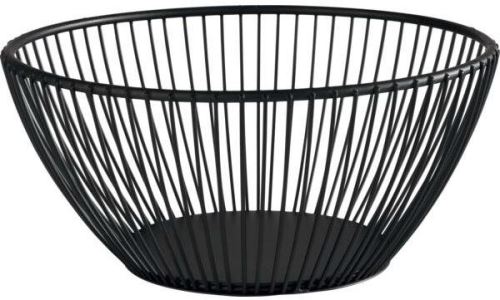 Košík na pečivo APS Svart Košík kovový 20 cm, černý