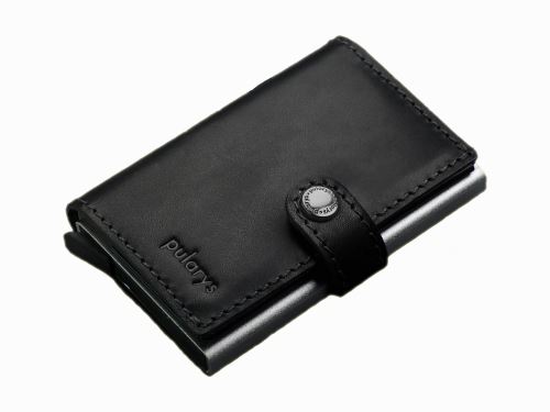 Peněženka Pularys Pánská kožená peněženka černá, 167214101