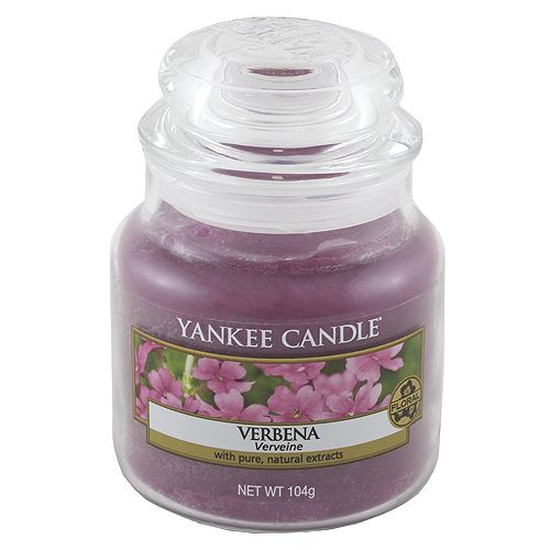 Svíčka ve skleněné dóze Yankee Candle Verbena, 104 g