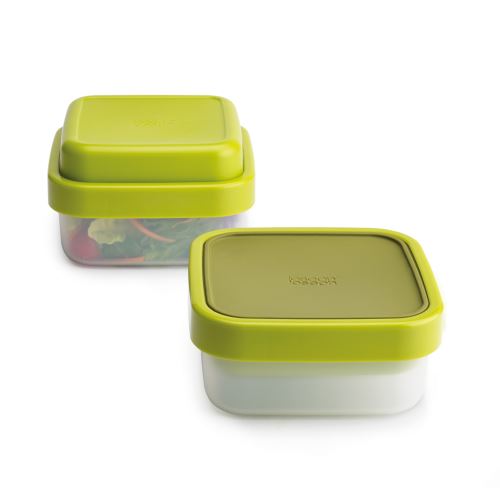 Svačinový box GoEat Salad Box 81029, plast, 400/700/20ml, zelený