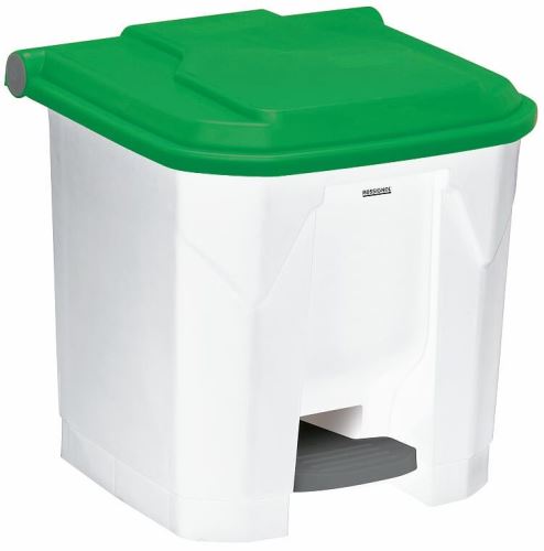 Koš na tříděný odpad pro HACCP - tmavé sklo, Rossignol Utilo 54022, 30 L, zelený plast